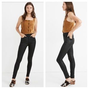 NEW MADEWELL High Rise Skinny Jeans Black Size 29